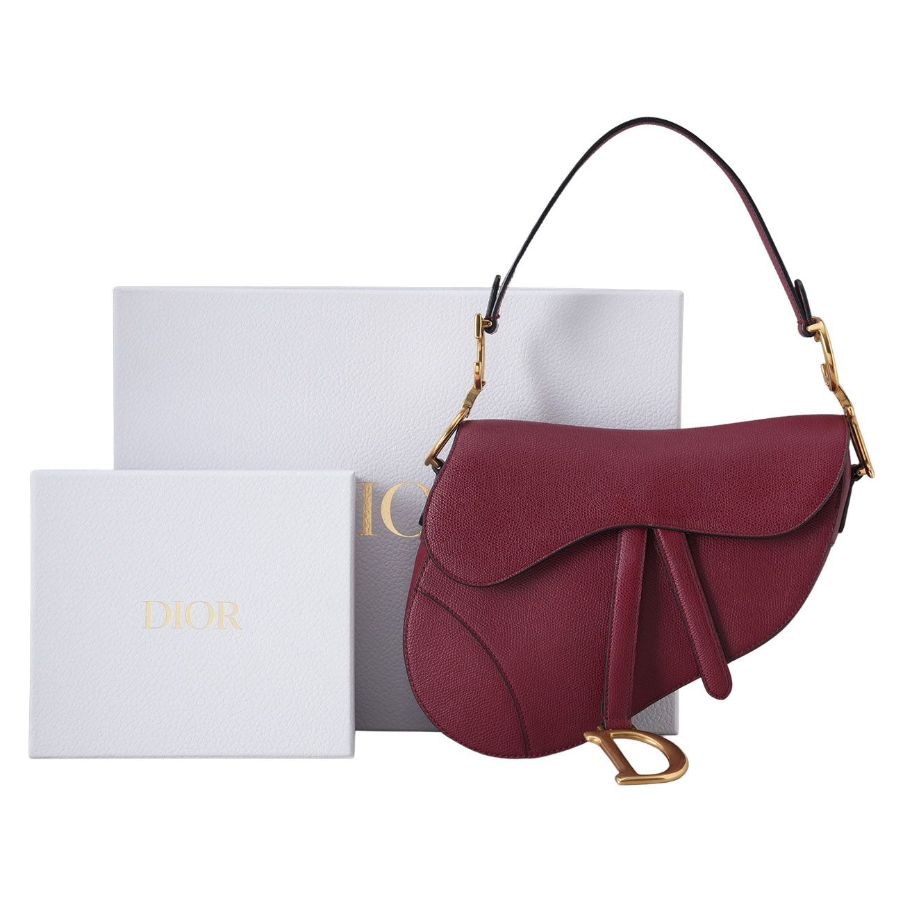 CHRISTIAN DIOR(USED)디올 새들 미디움 백 & 스트랩